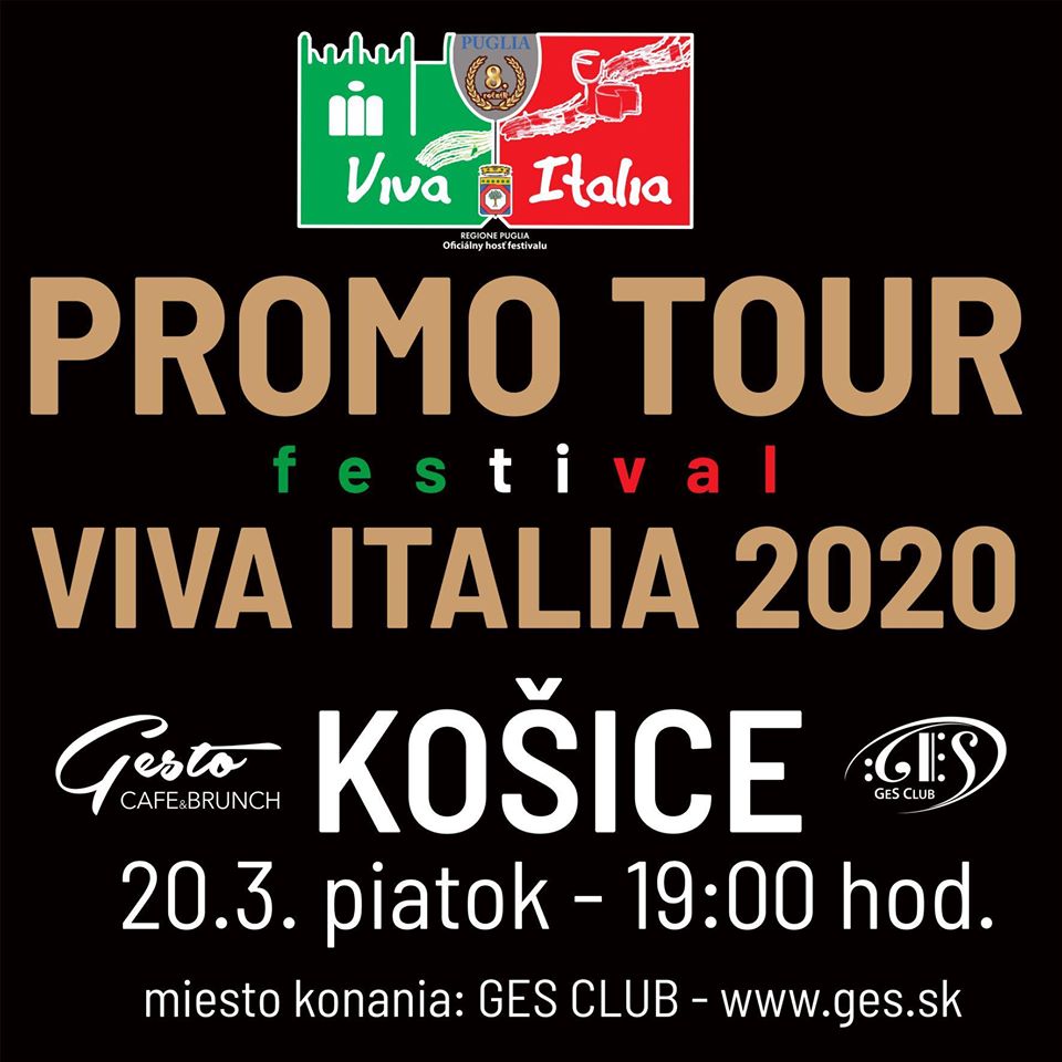Promo Tour Viva Italia 2020