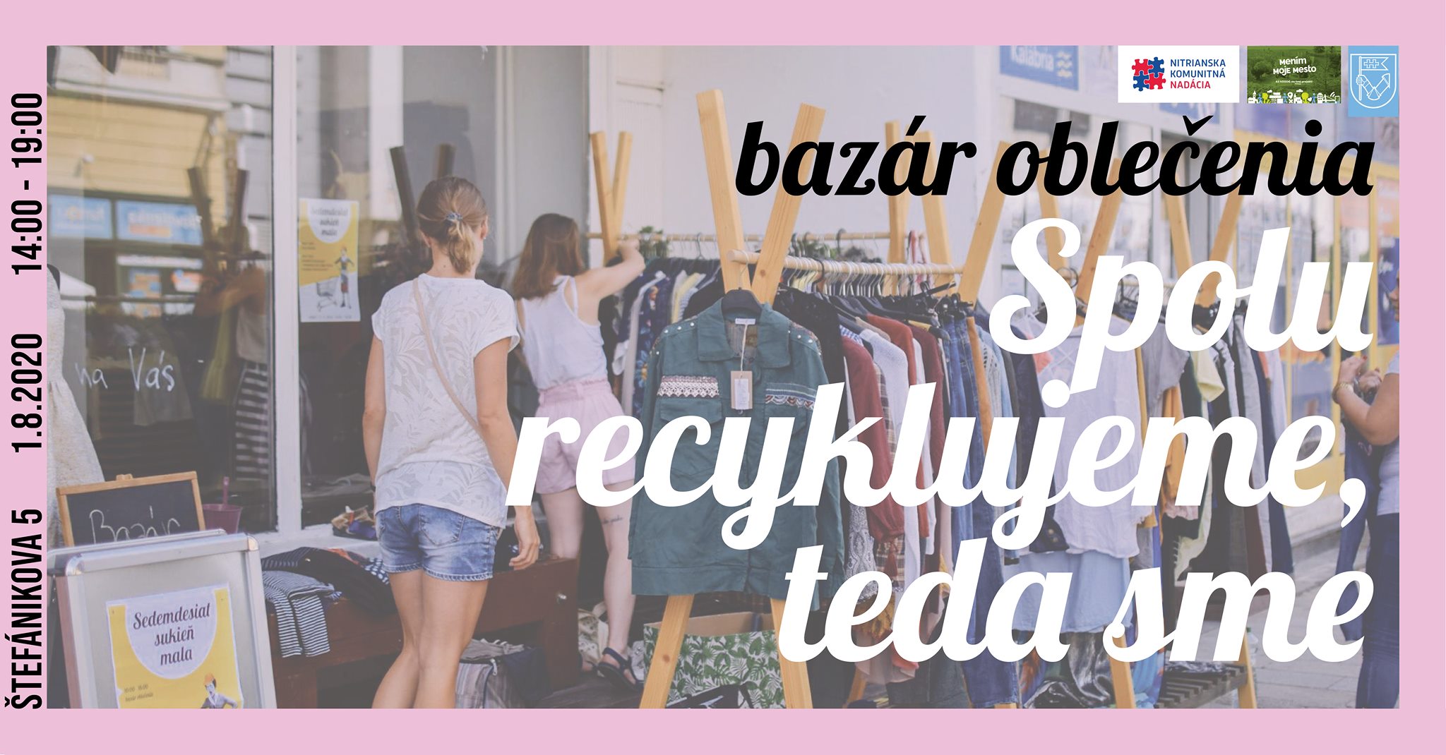 Bazár oblečenia: Spolu recyklujeme, teda sme Štefánikova trieda 5 Nitra