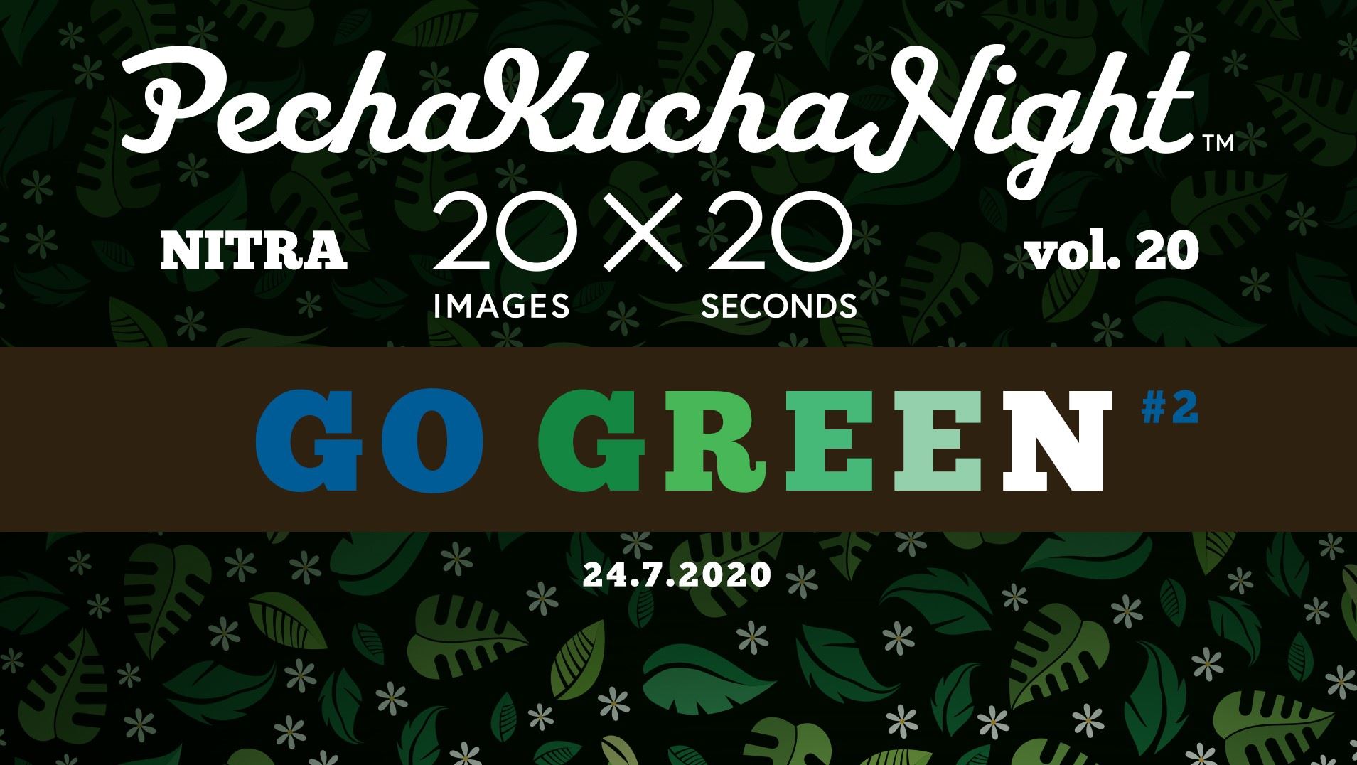 Pecha Kucha Night Nitra vol. 20: Go green #2 Hidepark Nitra