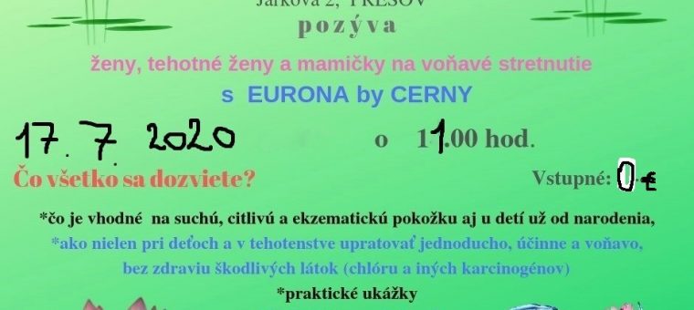 Voňavé stretnutie s Euronou by Cerny Jarková 2
