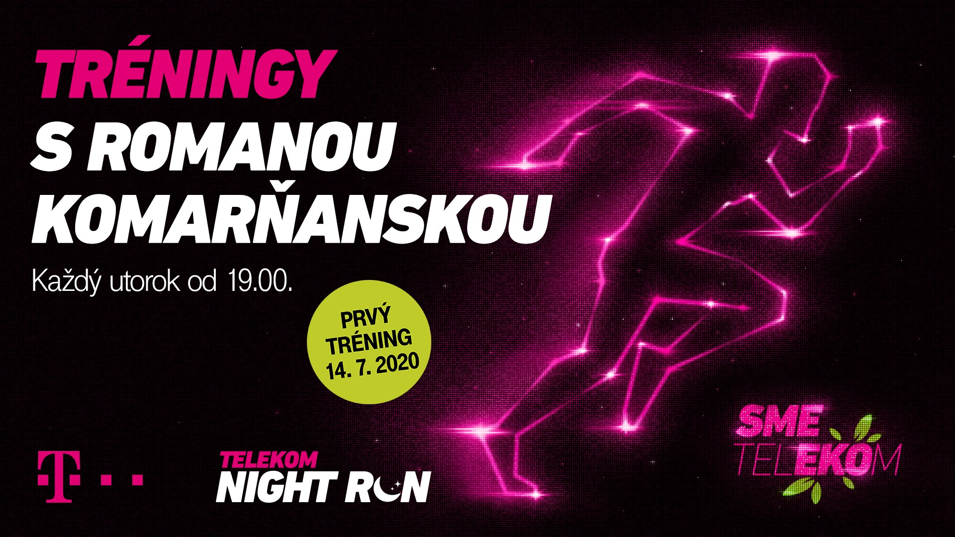 12. Telekom Night Run – bežecké tréningy 2020