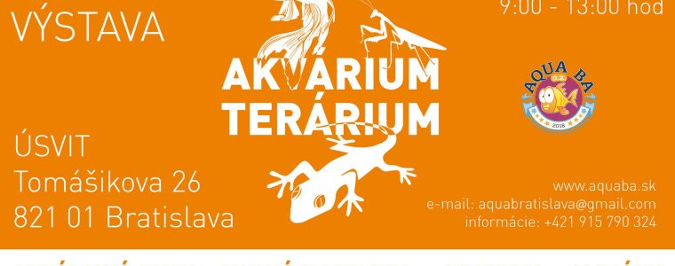 Predajná výstava Akvárium Terárium 5.9.2020