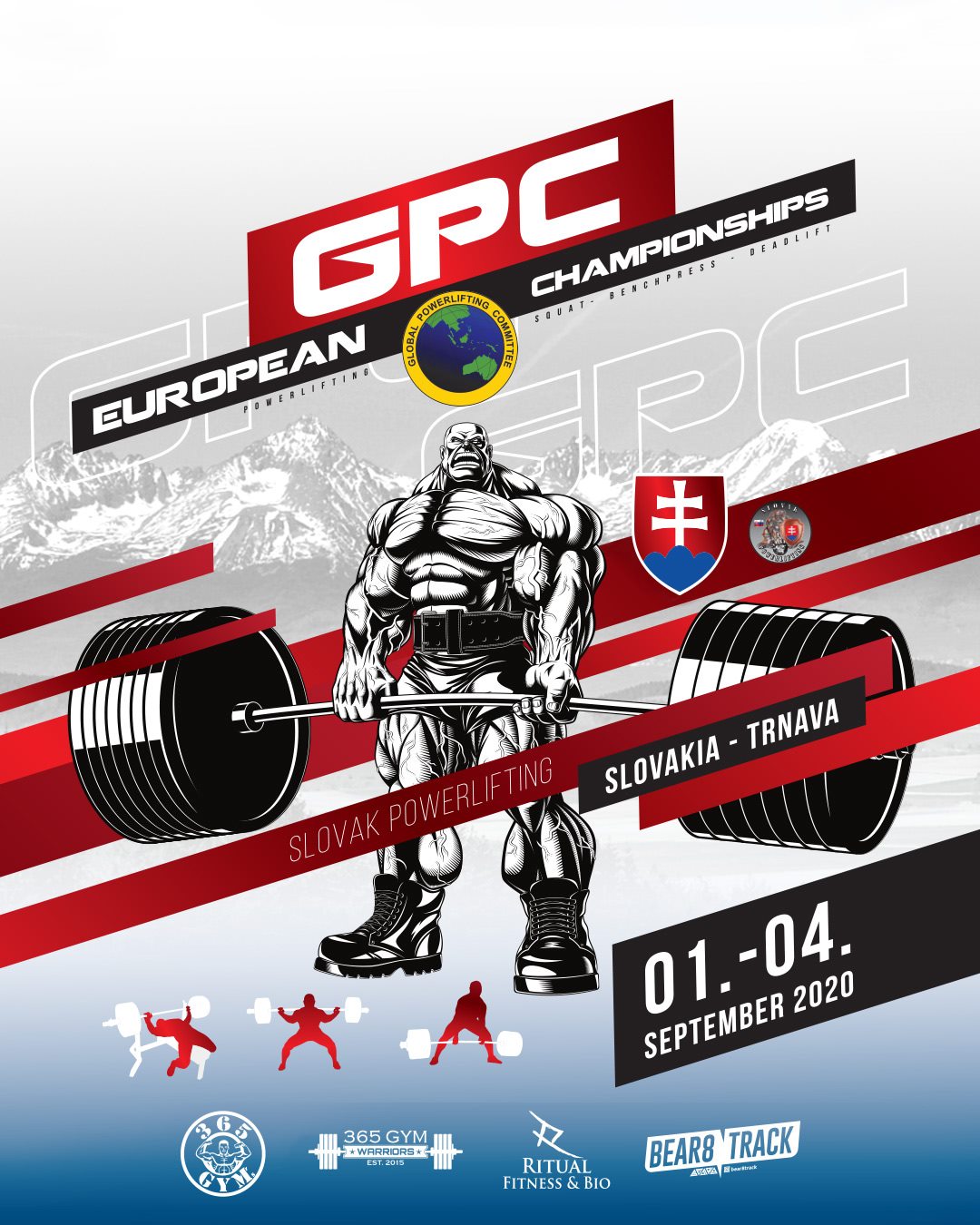 GPC European Championships 2020 Mestská športová hala Trnava