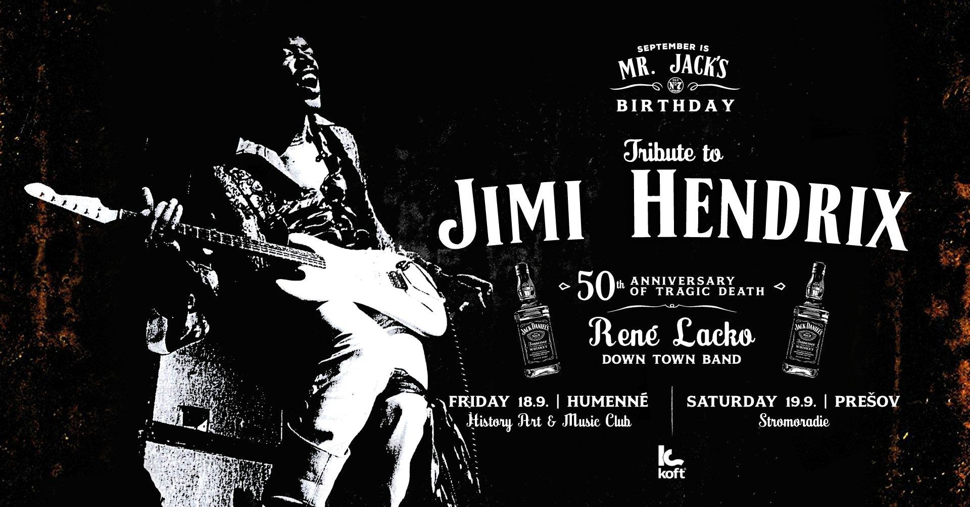 René Lacko Tribute to Jimi Hendrix Stromoradie