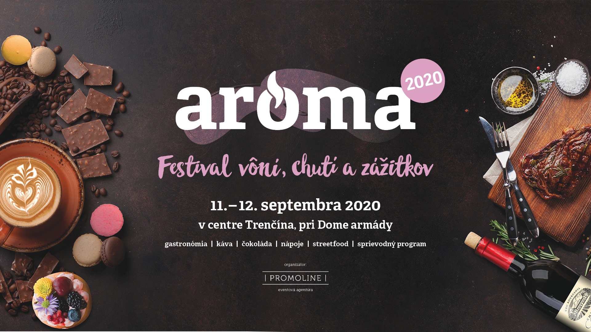 Aróma - Festival vôní, chutí a zážitkov 2020 Dom armády, Trenčín