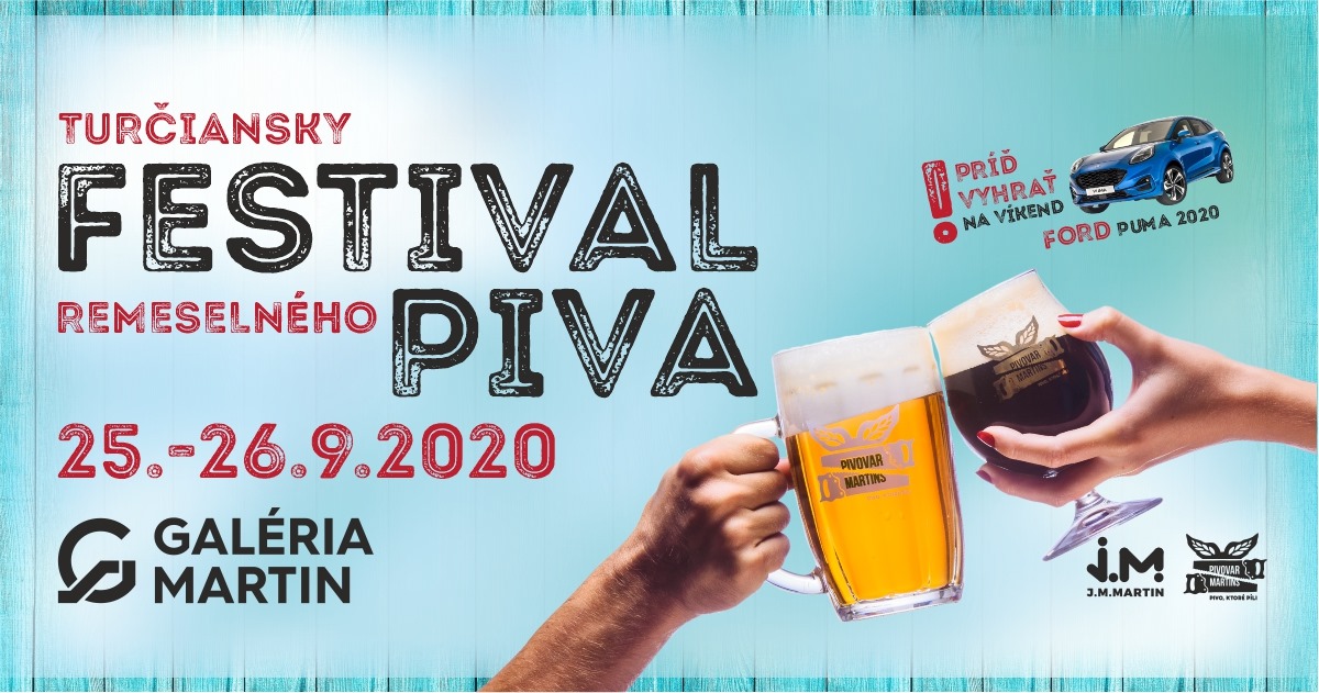 Turčiansky festival remeselného piva | 25.9.-26.9.2020