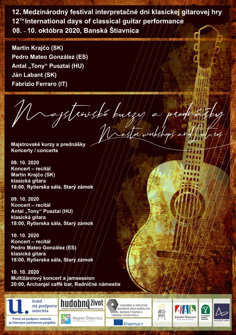 International Days of Classical Guitar Performance Banská Štiavnica
