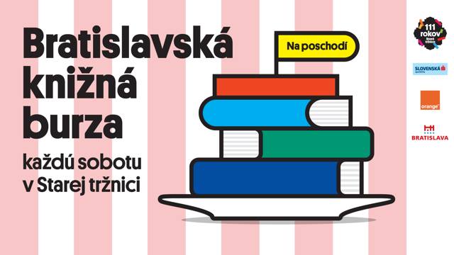 Bratislavská knižná burza 2021 Stará tržnica 28.8.2021