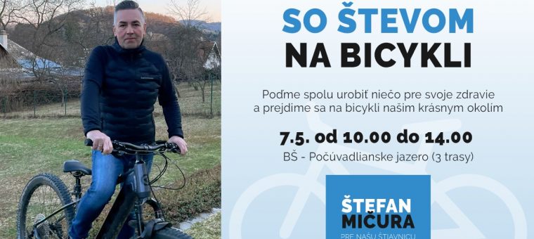 So Števom na bicykli Banská Štiavnica