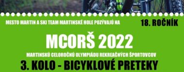18. ročník MCORŠ 2022 - 3. kolo - bicyklové preteky Malá Hora
