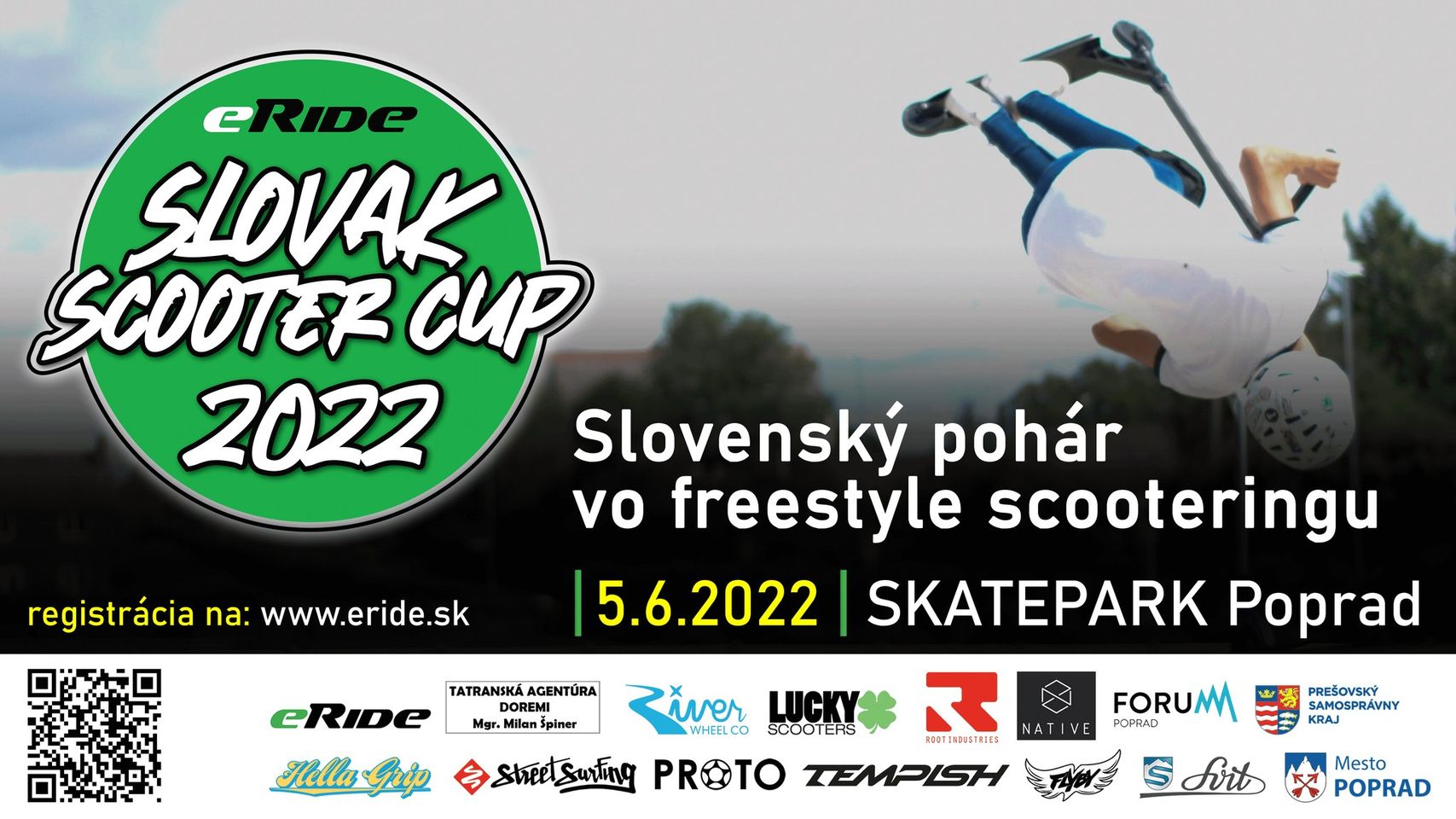eRide Slovak Scooter Cup 2022 Poprad skatepark