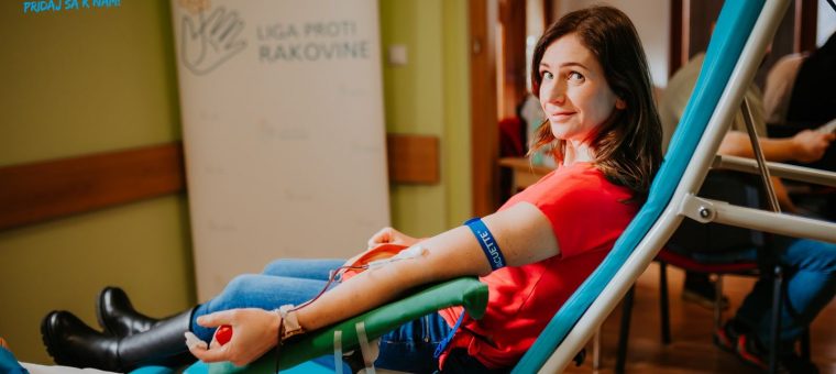 Darovanie krvi Centrum pomoci Ligy proti rakovine