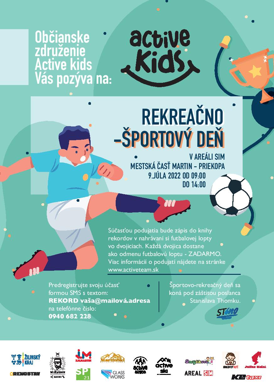 Rekreačno-športový deň s ACTIVE KIDS