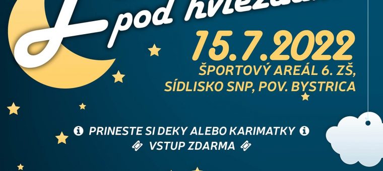 Letné kino pod hviezdami - Považská Bystrica 6. ZŠ