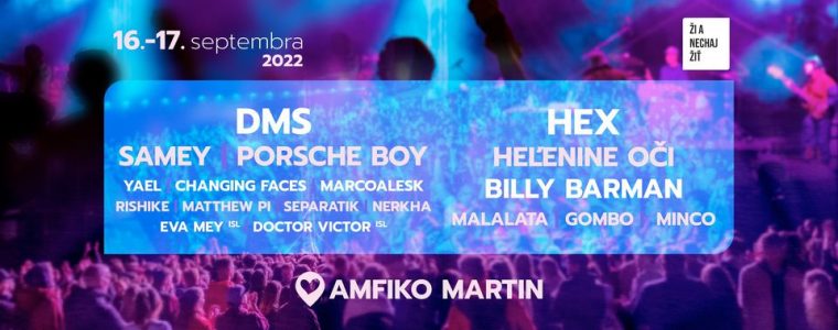 Festival ŽI A NECHAJ ŽIŤ 2022 - Amfiko