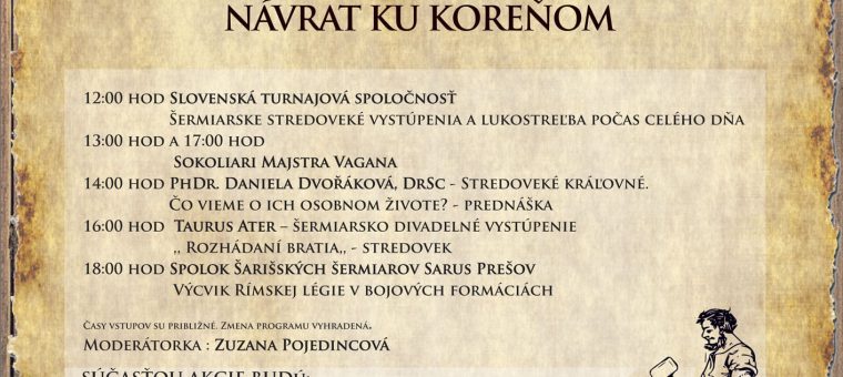 Den historie a tradicii- Navrat ku korenom Podtatranské múzeum v Poprade