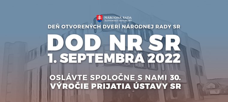 Deň otvorených dverí v Národnej rade SR Národná rada Slovenskej republiky