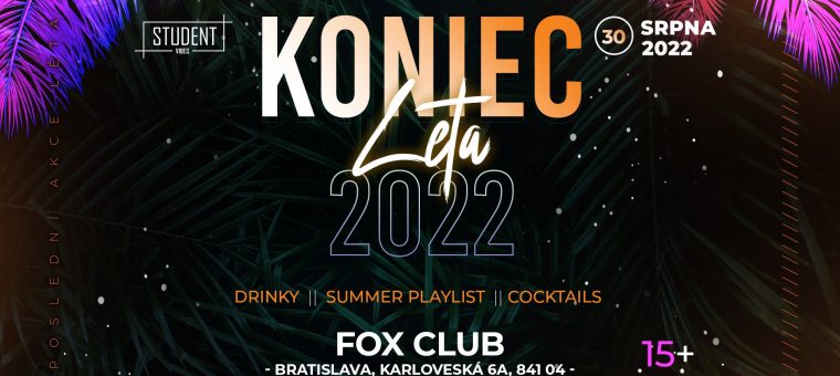 KONEC LÉTA 2022 - BRATISLAVA - FOX CLUB / NOVÉ PROSTORY Karloveská 6a
