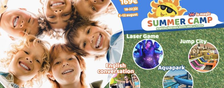 Anglicko-športový denný letný tábor pre deti - Spartakovská 36