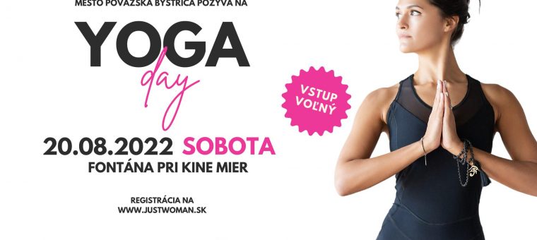 YOGA DAY 20.08.2022 - vstup voľný Kino Mier Považská Bystrica