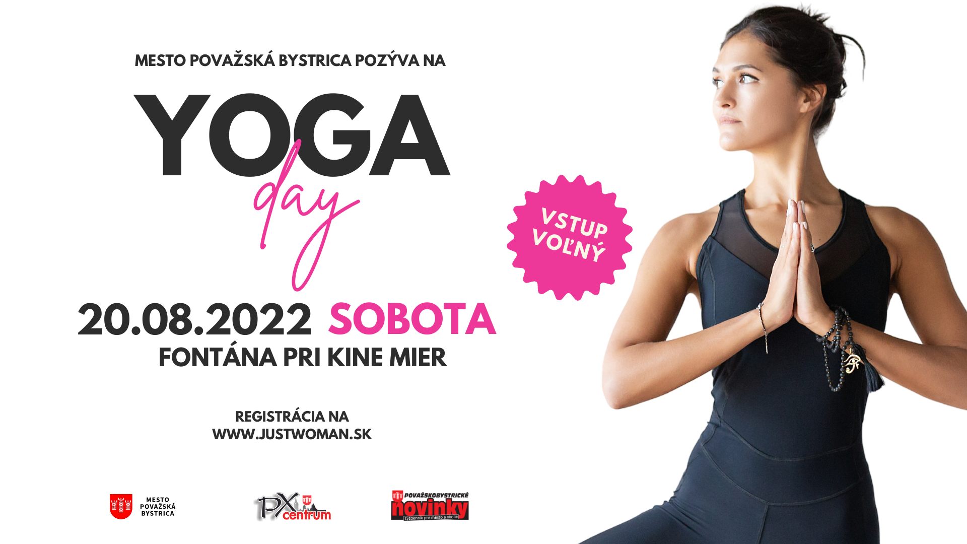 YOGA DAY 20.08.2022 - vstup voľný Kino Mier Považská Bystrica