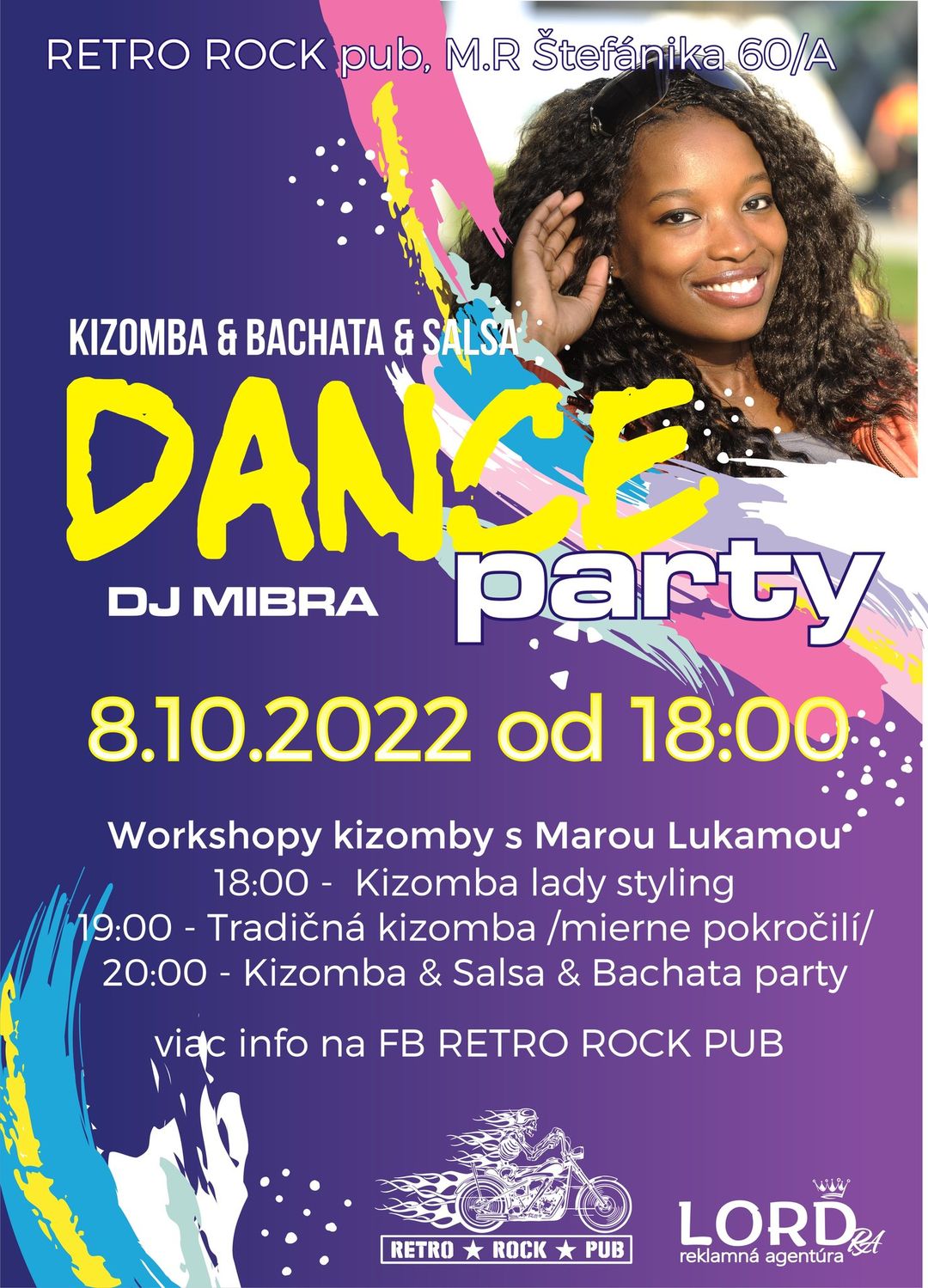 Kizomba&Salsa&Bachata party s ws kizomby RETRO ROCK PUB