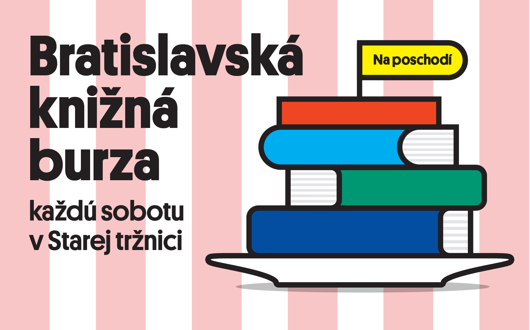 Bratislavská knižná burza 2022 Stará tržnica