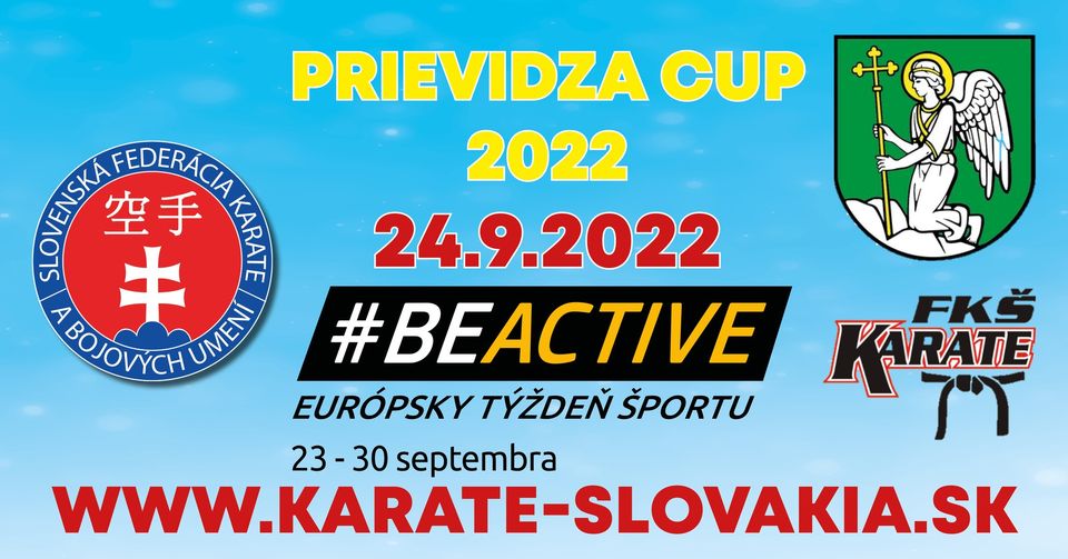 Prievidza CUP 2022 - Slovenský pohár v karate a kobudo… Športová Hala