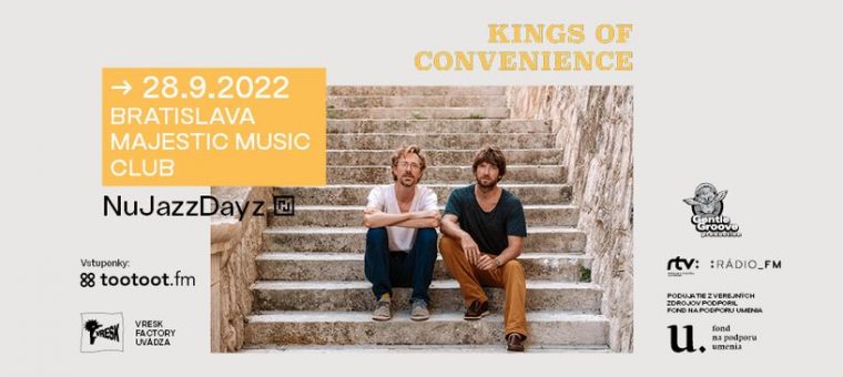 NuJazzDayz: Kings of Convenience - MMC Bratislava… Majestic Music Club