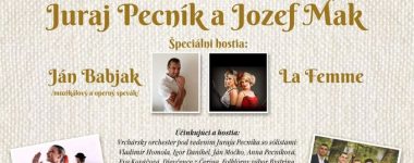 Galakoncert jubilantov Juraj Pecník a Jozef Mak a ich hostia RATES ARENA