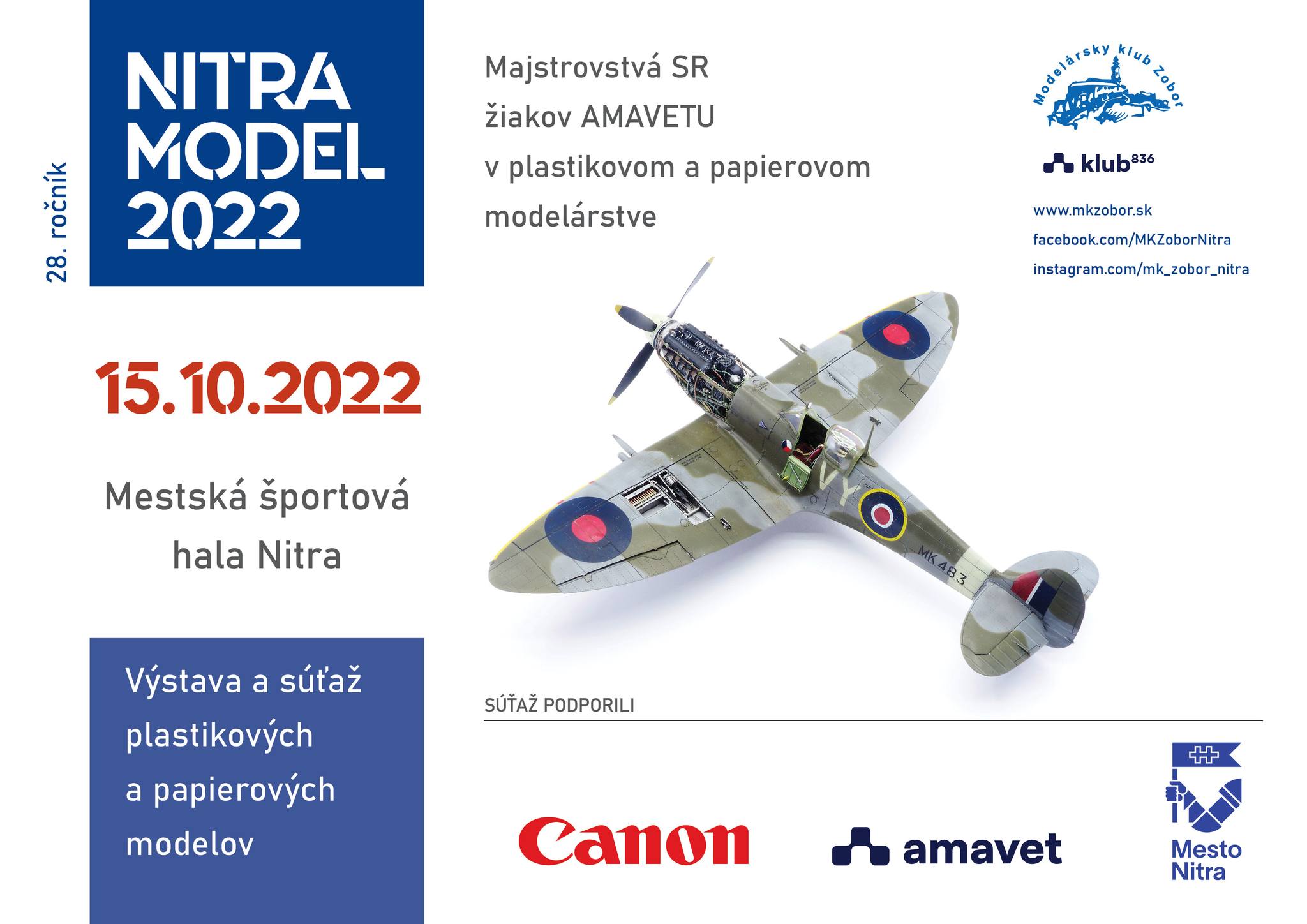 Nitra Model 2022 Športová hala Klokočína