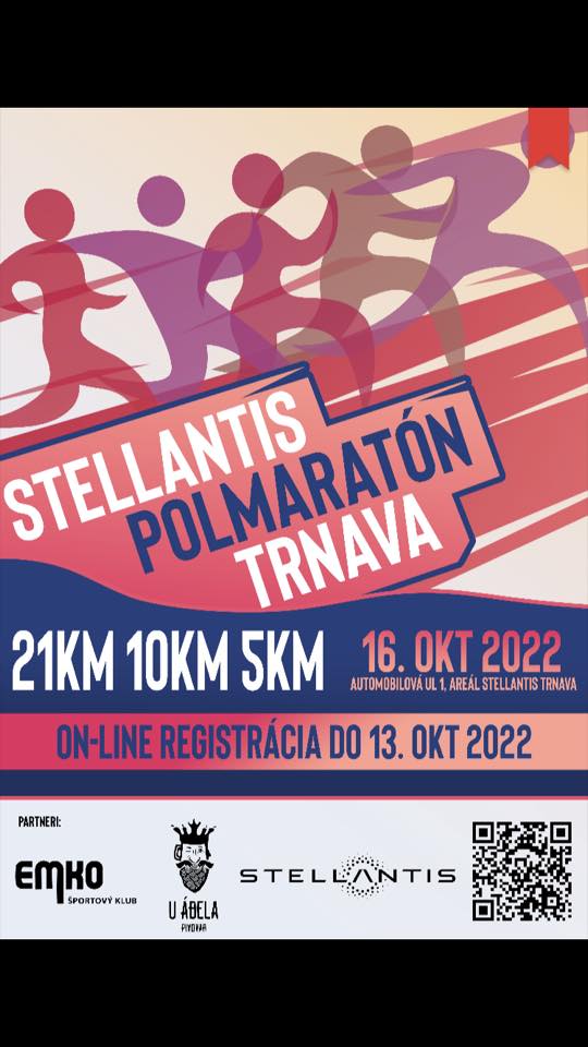 Stellantis 21 km , 10 km , 5km automobilka Stellantis Slovakia