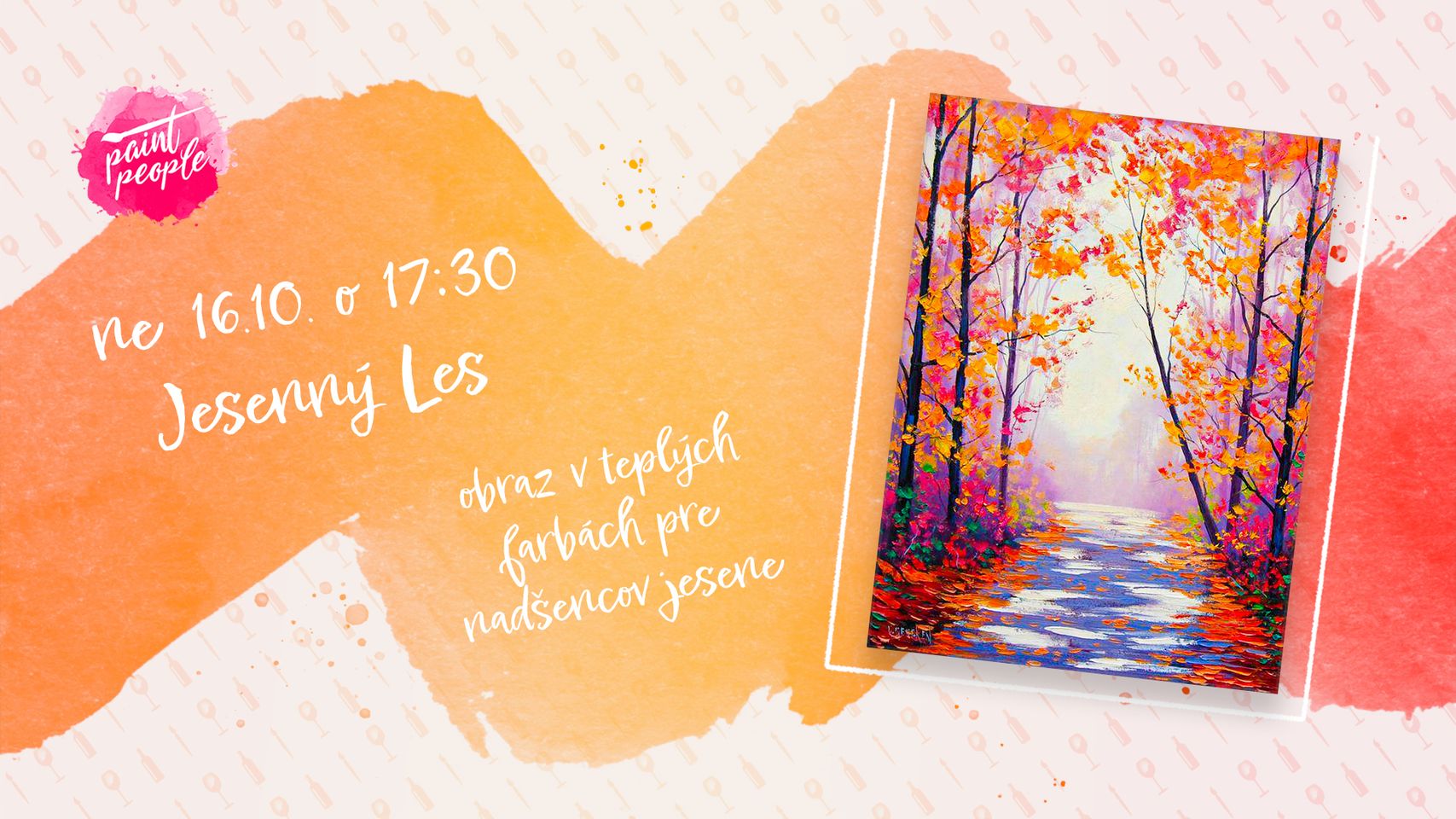 Jesenný Les - Maľuj s PaintPeople PalEta Kaviareň & Vináreň