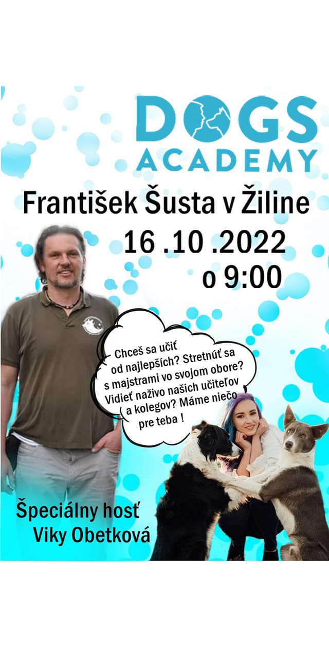 Frantisek Šusta - Ľudsko psia konverzacia + špecialny hosť Viky Obetková Súkromná základná škola