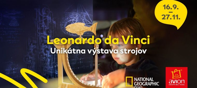 Unikátna výstava strojov Leonarda da Vinciho Avion Shopping Park