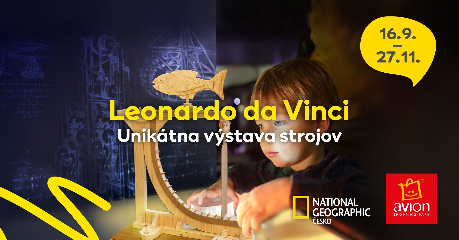 Unikátna výstava strojov Leonarda da Vinciho Avion Shopping Park