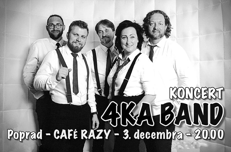 Koncert 4ka band Café RAZY Restaurant