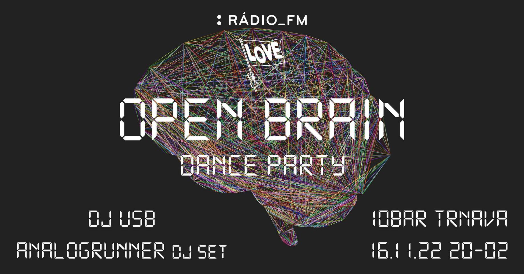 Open Brain Dance Party Artklub TenKlub