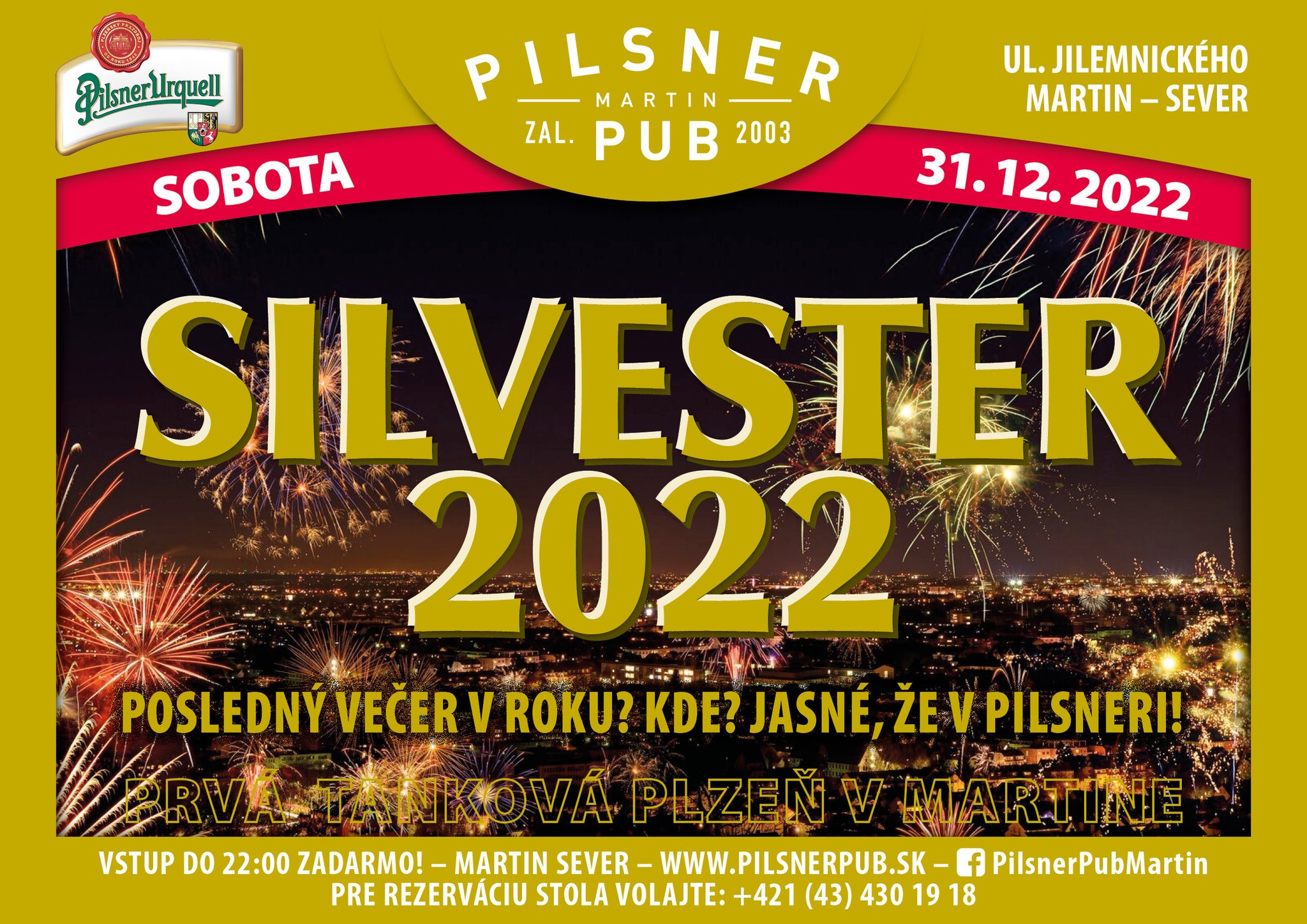 Silvester 2022 v Pilsner Pube