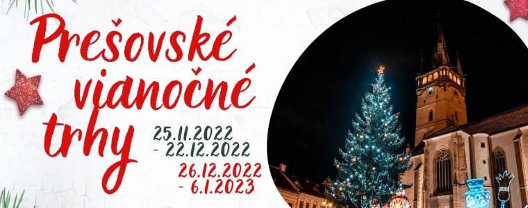 PREŠOVSKÉ VIANOČNÉ TRHY 2022 Prešov Hlavná
