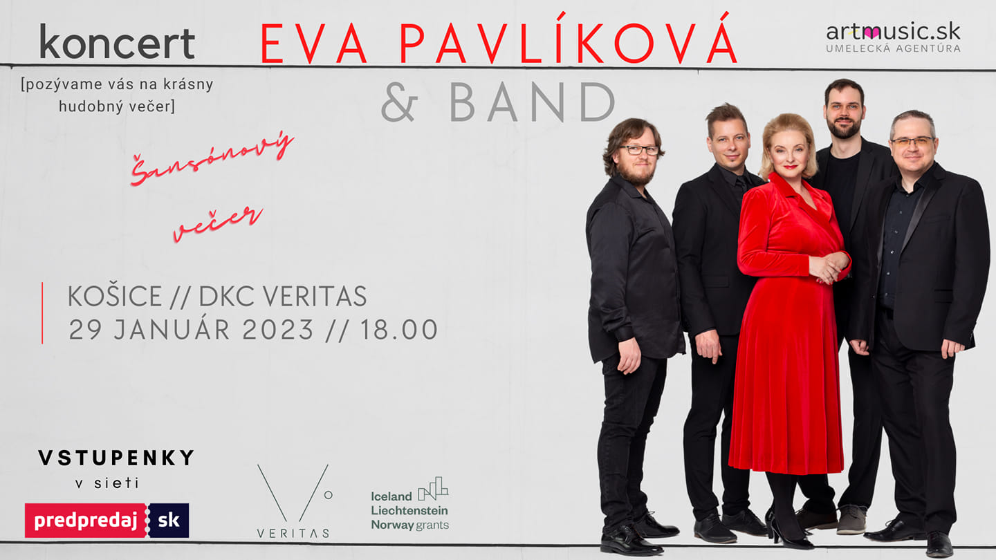 Šansónový večer Evy Pavlíkovej & Band DKC Veritas