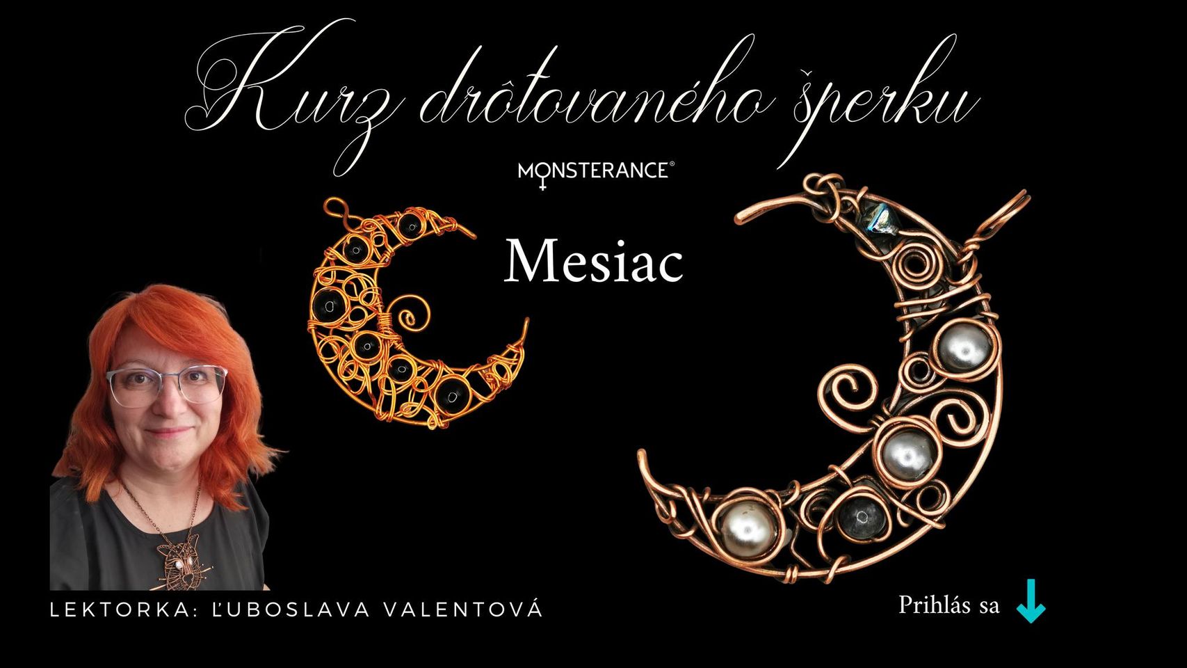 MESIAC - kurz drôtovania šperkov Výmenník Važecká