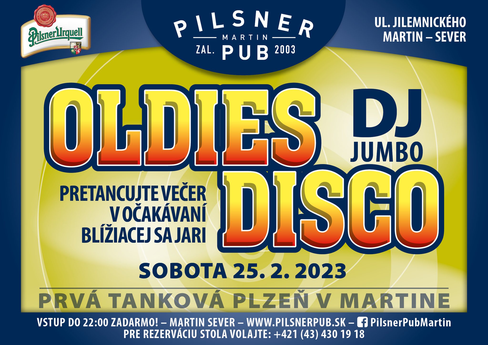 Oldies Disco Pilsner Pub Martin