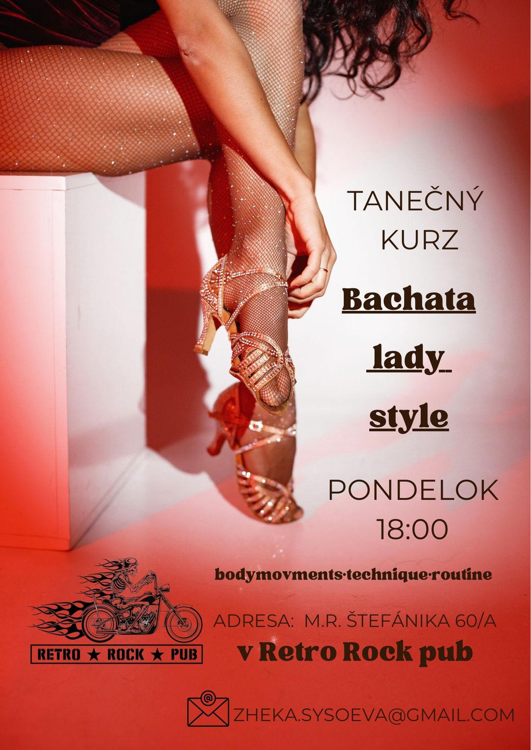 Bachata Lady Styling - nový kurz!!! RETRO ROCK PUB