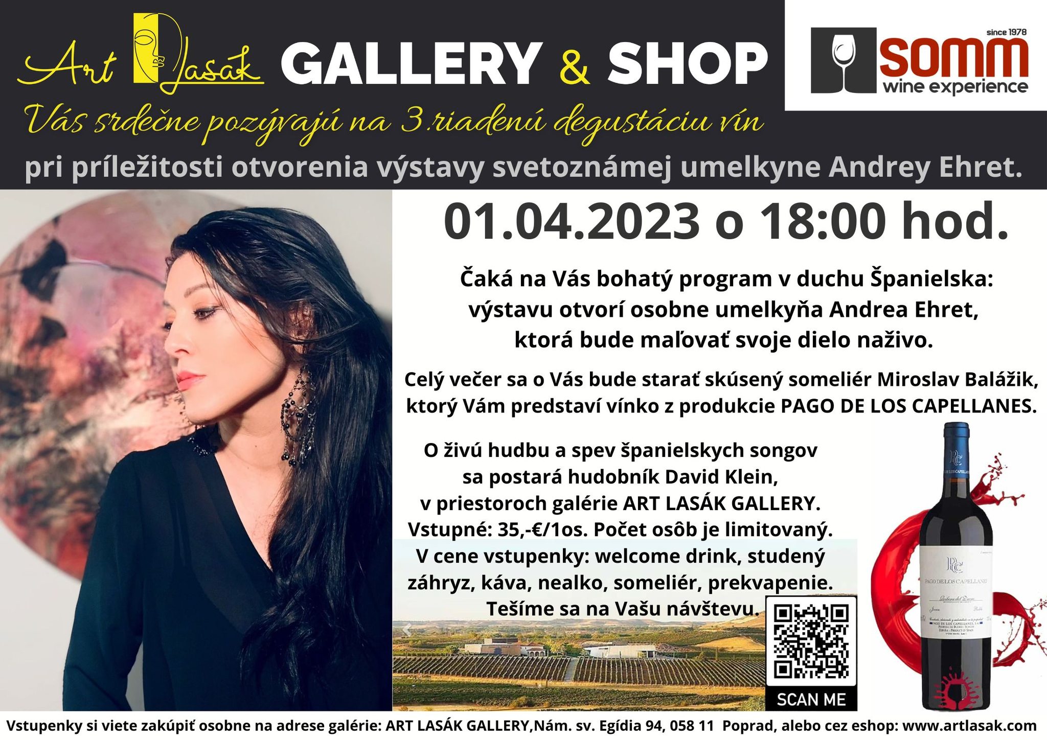 ANDREA EHRET V POPRADE Art Lasák Gallery & Shop