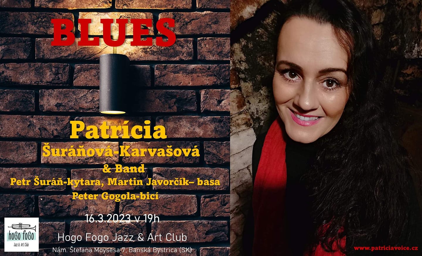 Patrícia Šuráňová Karvašová & Band Hogo Fogo Jazz & Art Club
