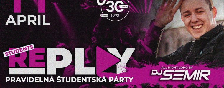 RePLAY STUDENTS PARTY | # Edition: UV Lights | w. DJ SEMIR JAZZ Košice - Club :: Café :: Restaurant