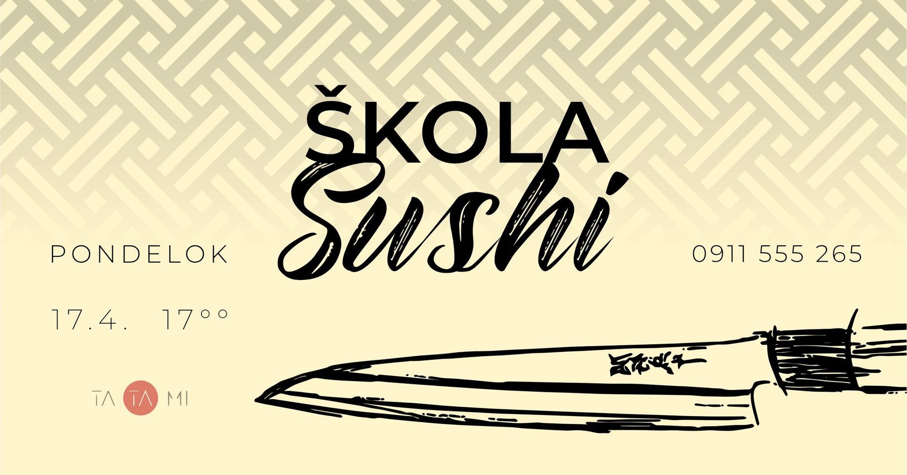 ŠKOLA SUSHI - kurz prípravy sushi Tatami - Restaurant Nitra