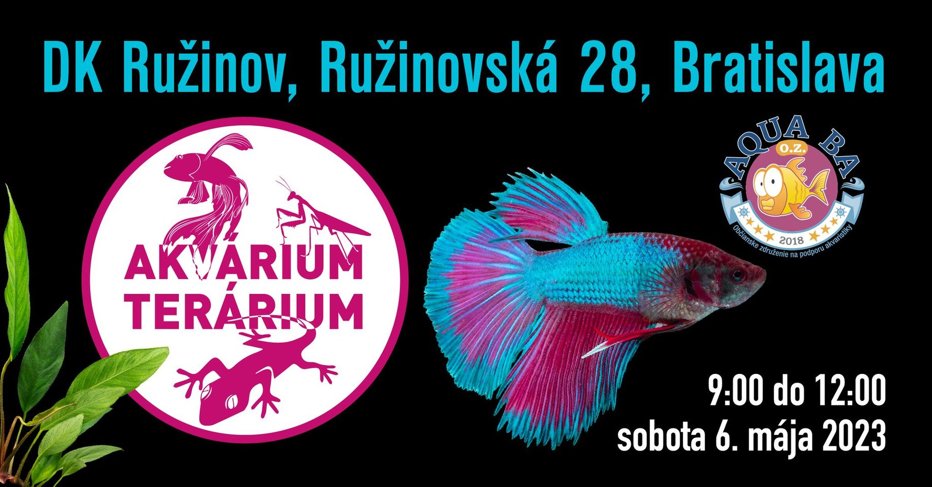 Predajná výstava Akvárium Terárium Cultus Ružinov