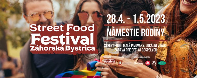 Street food festival Záhorská Bystrica Námestie rodiny
